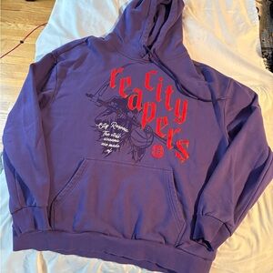 Overtime Purple City Reapers Hoodie Basketball